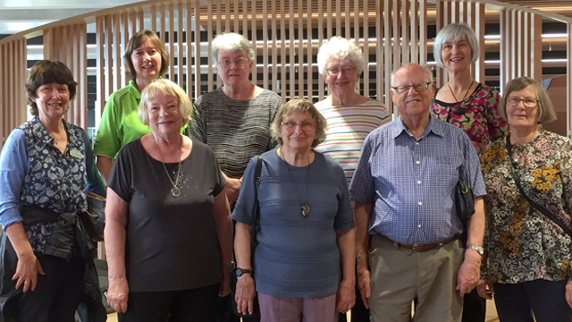 Friends of the Library Photo of some of the Friends of the Library at Te Manawa Library, Massey, November 2020.