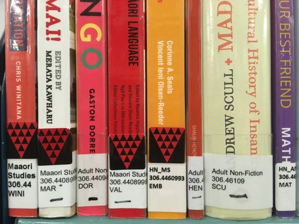 Maaori Studies and Adult Non-Fiction books interfiled