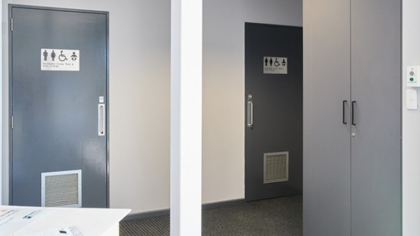 The Hillcrest Library has two accessible toilets near the entrance.