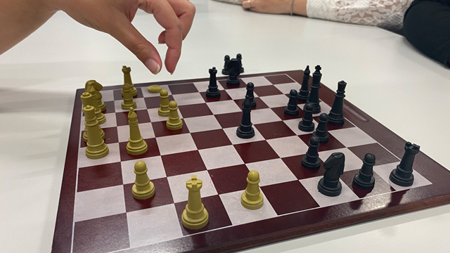 moving a chess piece
