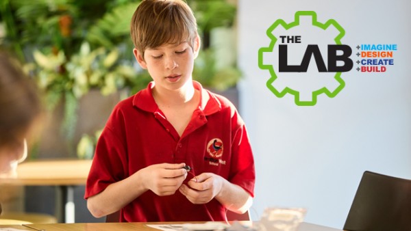a boy in The LAB programme