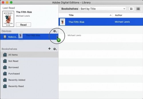 Dragging file to device - ADE