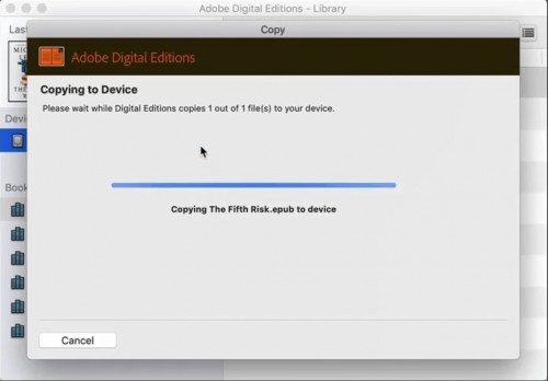 Copying book to device - ADE